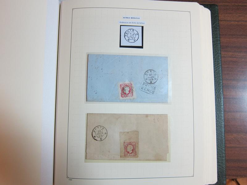 0014 (27).jpg -     Lote:    14      Marcofilia      Lotes Especiais       Descrição:      Portugal.   Colecção montada em dois álbuns com estudo especializado das marcas de duplo círculo e circulares do Porto, com selos de diversas emissões e cartas. Lote a ver.        Lote       Valor Base:     &euro; 1.500,00     Valor Venda:     &euro; 1.500,00     